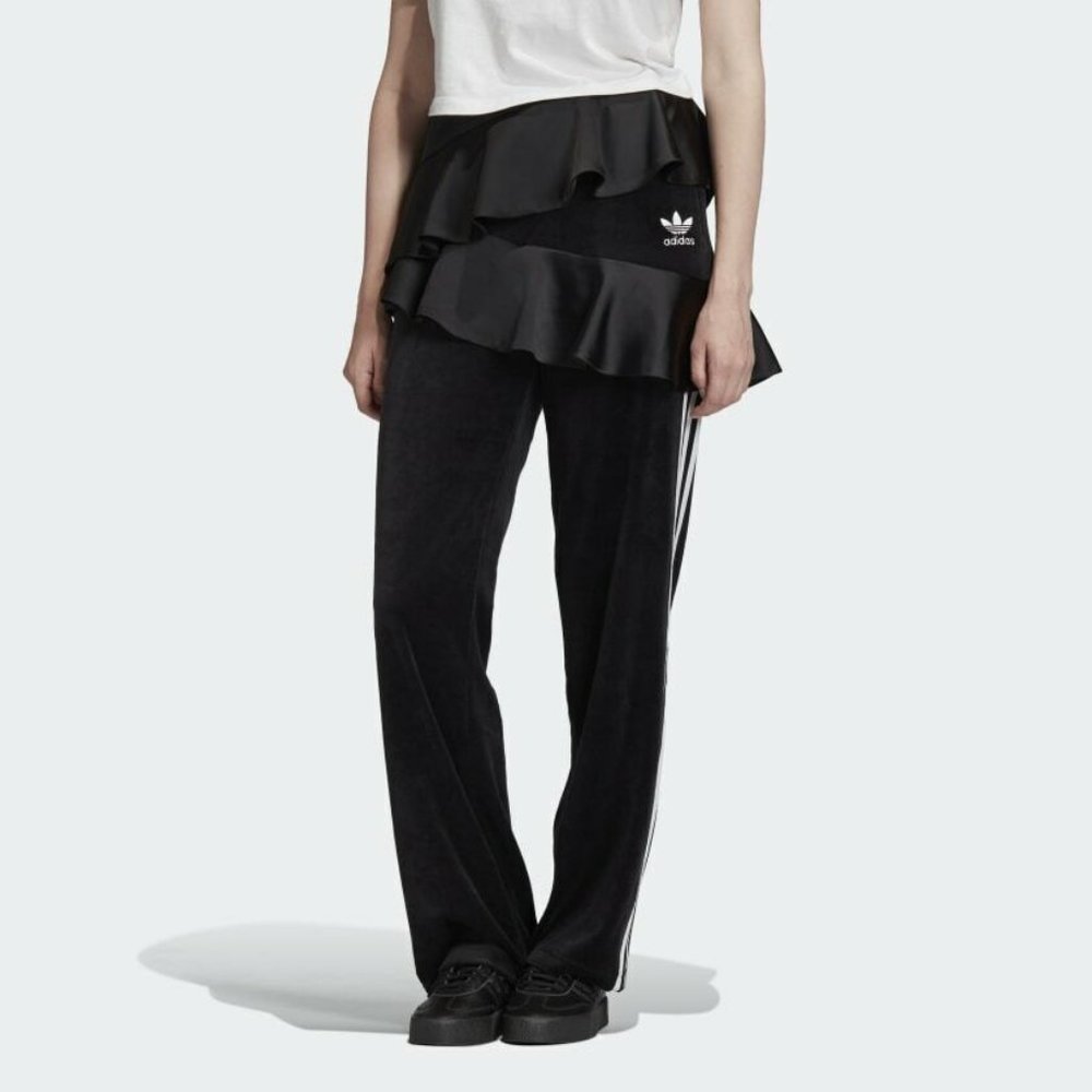 adidas Originals Black Ruffle Track Pants